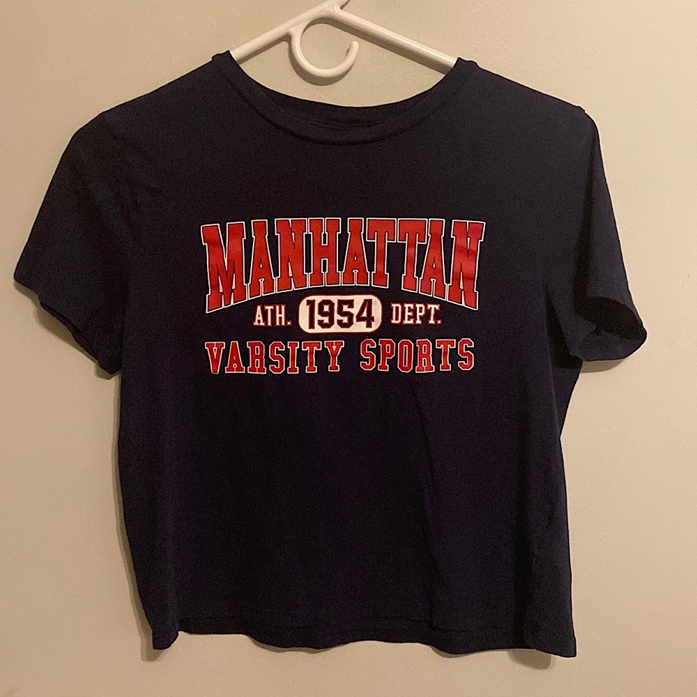 H&M - Small - Navy - Crop Top